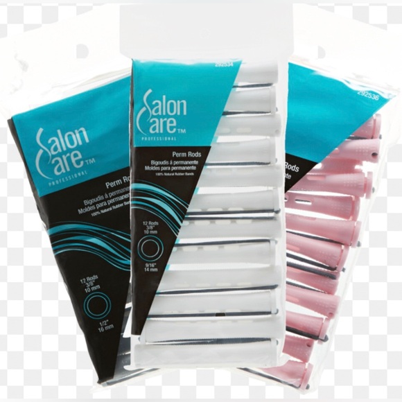Saline care professional perming rod curlers. 4 pks of 12=48 NEW RE $40+ t&s - Picture 10 of 10